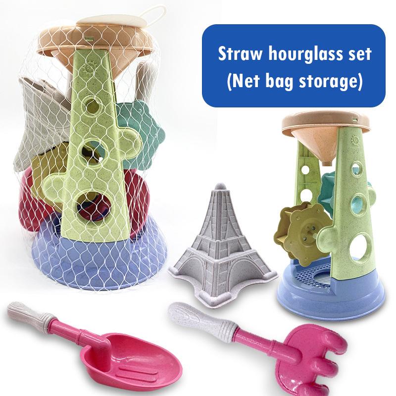 Наборы для игр с песком на пляже для детей с грузовиком, песочницей, лопаткой, формочками для животных, аксессуарами, детские уличные водные игры, подарок для малышей, мальчиков, девочек, детей